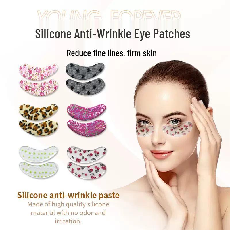 Reusable Washable Food-Grade Silicone Printable Eye Mask and Patch