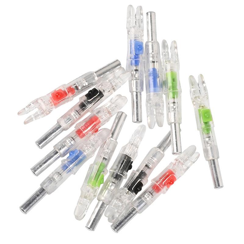 Archery Arrow Led Lighted Nocks 6.2Mm/0.24In Knocks Tail For Compound Recurve Bows/Longbow Arrow Shafts