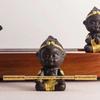 Sun Wukong Aquarium Rockery: Ceramic Tea Pet & Car Decor