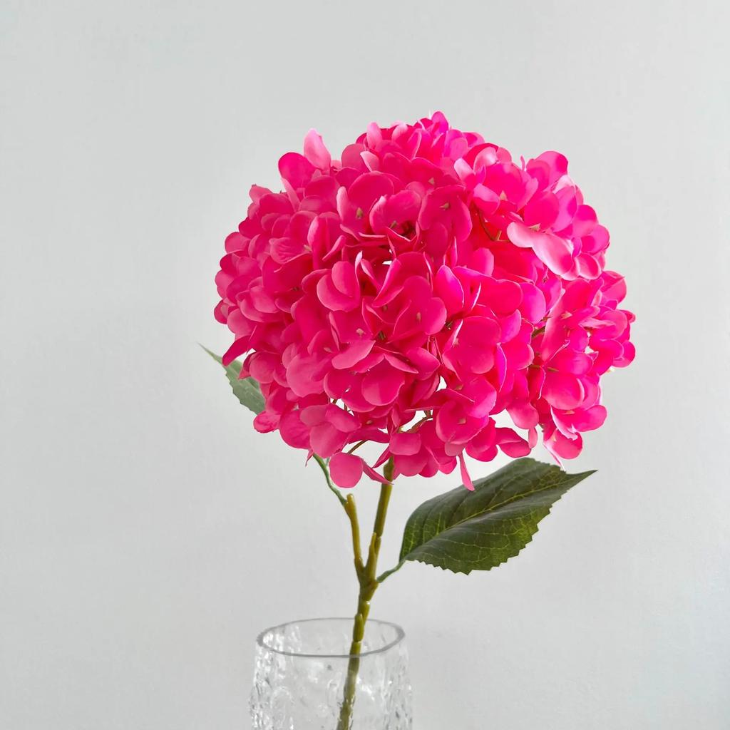 5 Stück/Los Künstliche Seidenblume Große Hortensie Hochzeitsaal Dekoration Blumenarrangement Zuhause Wohnzimmer Esszimmer Party Floral