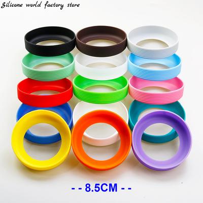 SW 16 Colors 8.5CM Silicone Cup Bottom Protective Cover Cup Holder Threaded Cup Bottom Cover 85MM Thermos Cup Base Sleeve