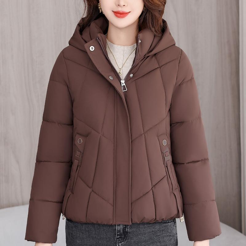 Fashion Woman Winter Coats Hooded Casual Thick Warm Short Parkas Women Jackets