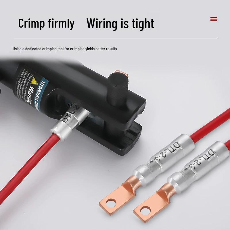 Copper-Aluminum Square Head Lug Terminal DTL-2, DTL-F-120 Aluminum Alloy Wire Lug