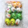 12Pcs Easter Colorful Eggs Handmade Art Ornament Decorative Crafts Supplies for Children Adults DIY Photo Props