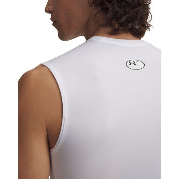 Under Armour Casual Sports Breathable Sleeveless Fitness Tank Top Men Tops White 1361522-100