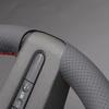 Black Faux Leather Car Steering Wheel Cover For Ford Mustang 2005 2006 2007 2008 20009 2010 2011 2012