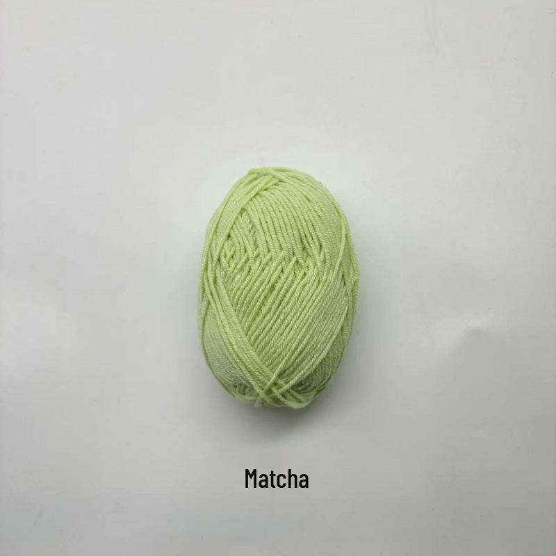 Milk Cotton 4-Strand Blended Thread for Baby, Doll, and Crochet Projects