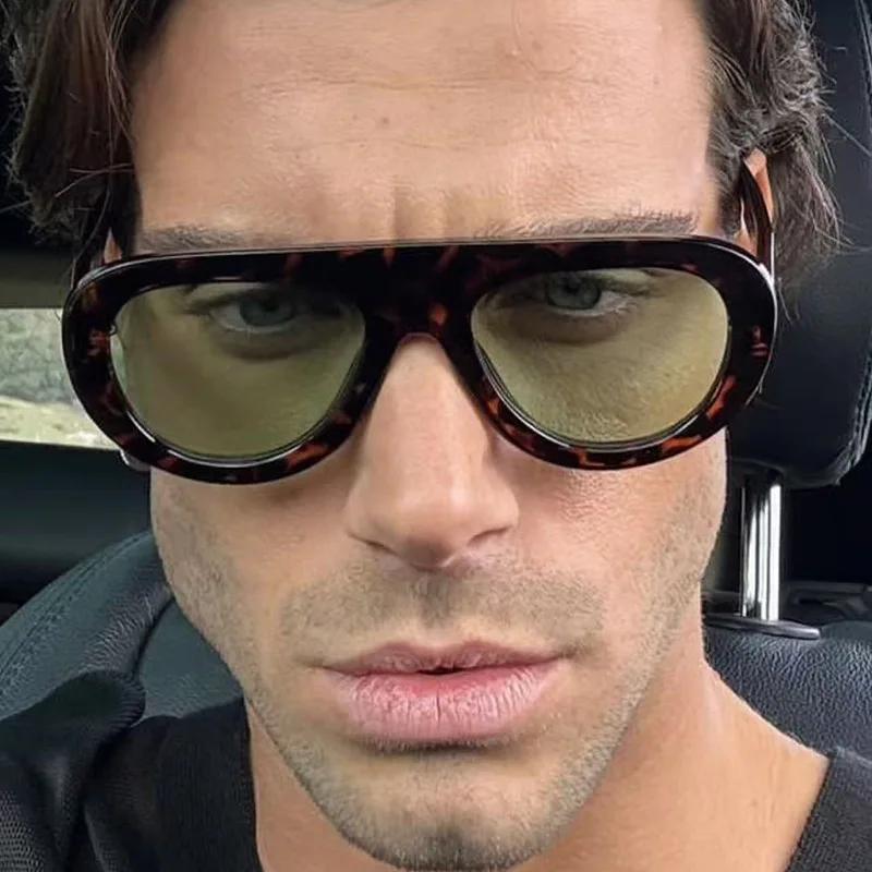 Vintage Markowe Projektanckie Okulary Pilotki z Płaskim Topem Kobiety Dla Mężczyzn Moda Popularne Luksusowe Okulary Przeciwsłoneczne Punkowe Outdoorowe Okulary do Jazdy
