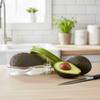 2 Piece Cute Sealed Avocado Preservation Box Removable Space Saving Avocado Keeper Plastic Fruit Storage Box Lunch