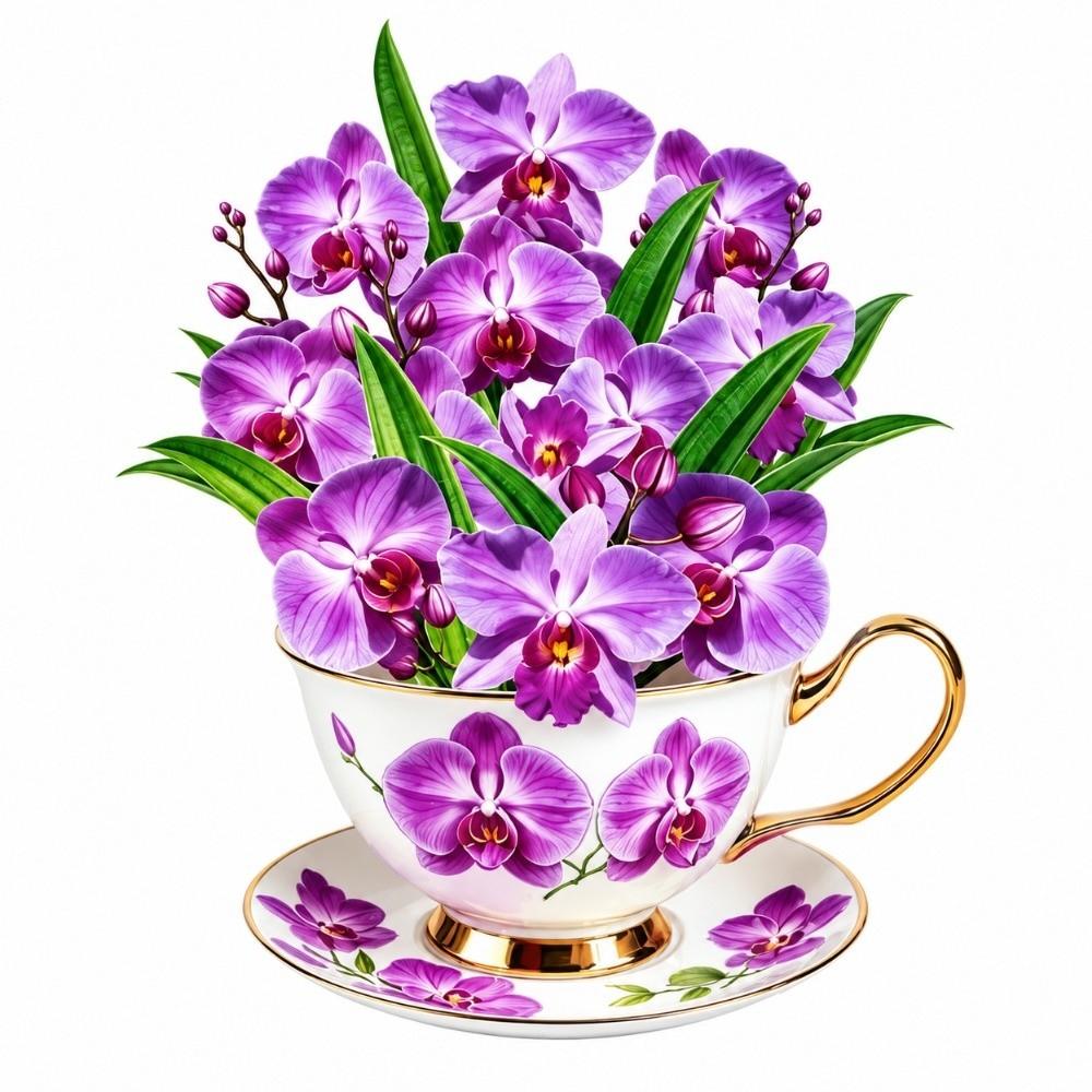 Multicolor Pop Up Greeting Card Flower Basket Handmade Greeting Card  For Birthday