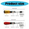 Semi Automatic Push Pull Ratchet Screwdriver Adjustment Spirals Ratchet Screwdriver Assembly With Replaceable Heads