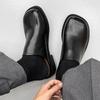 Taschenkopfbodenleder coole Hausschuhe lässige Birkenstock-Hausschuhe großer Kopf höhenverstellende Derby-Schuhe für Paare getragene Halbschuhe