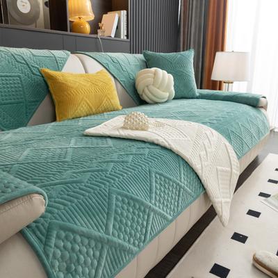 Crystal Fleece Sofa Cushion  Autumn And Winter New Plush Seat Cushion Cover Thickened Warm Sofa Cover Cross-Border