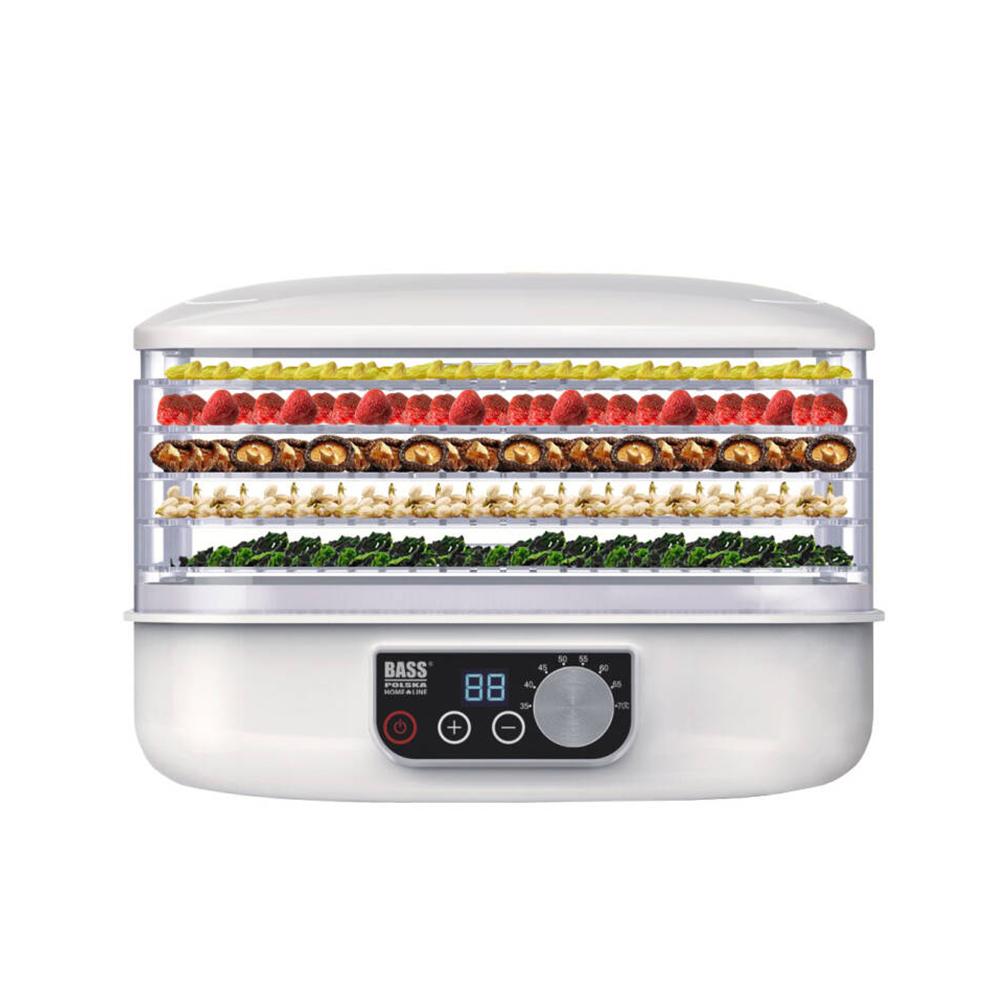 Mushroom, Fruit And Vegetable Dehydrator 250W, With Adjustable Trays