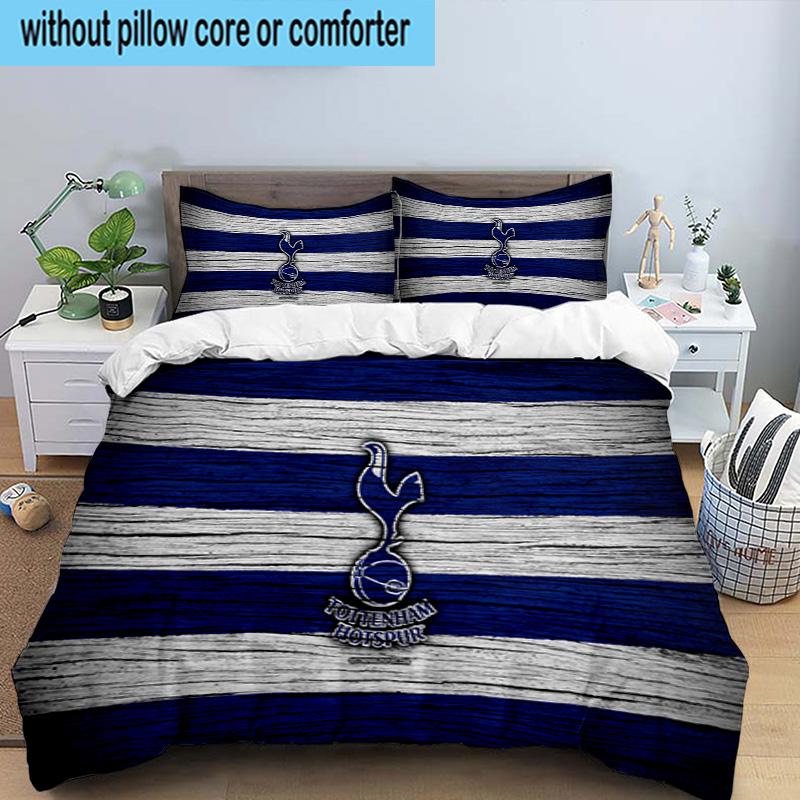Tottenham Crest Design 3PCS Bedding set,Ideal for1pc Duvet Cover And 2pcs Pillowcases Perfect for Christmas gift,Ideal for Bedroom, Dormitory