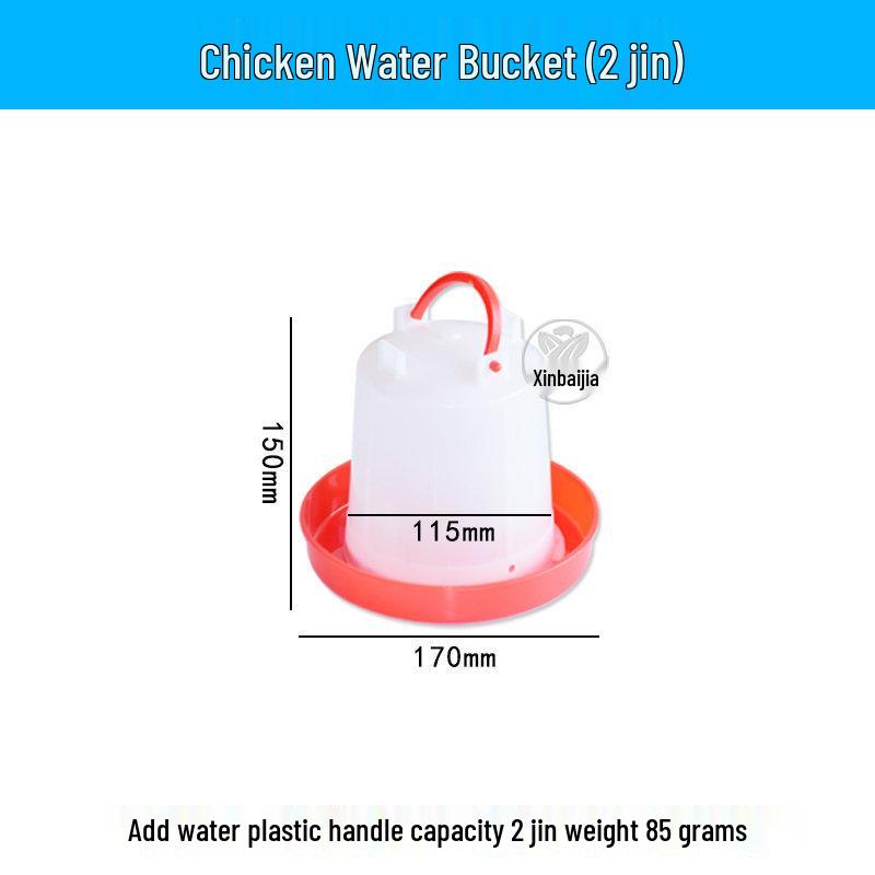 Automatic Chicken Feed and Water Trough for Poultry