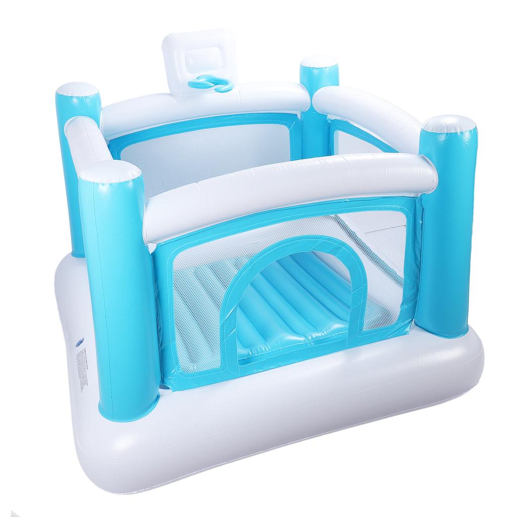 Bounce House Thickened PVC Inflatable Bouncy Castle with Detachable Mat for Indoor Outdoor