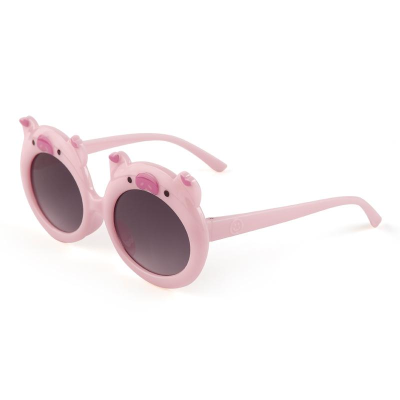 Children's sunshade UV protection sunglasses boys and girls baby cute cartoon piggy sunglasses trend
