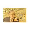 Gold US President American Political Collectible Card, Trump, Collectible, [Used]
