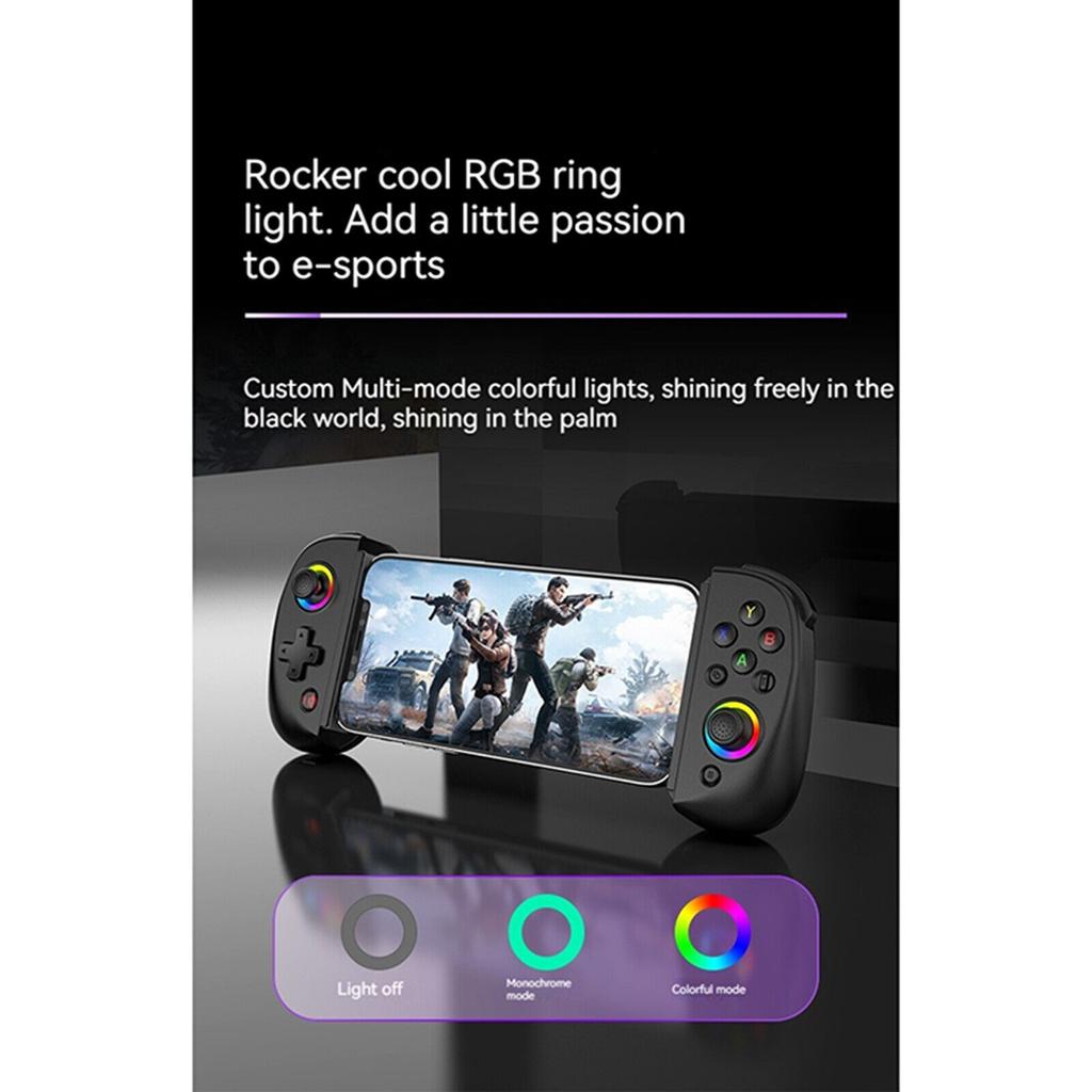 Wireless-Controller mit Dual-Vibration-Gamepad mit Griff für Switch/Android/IOS/PS3/PS4/Win10-PC