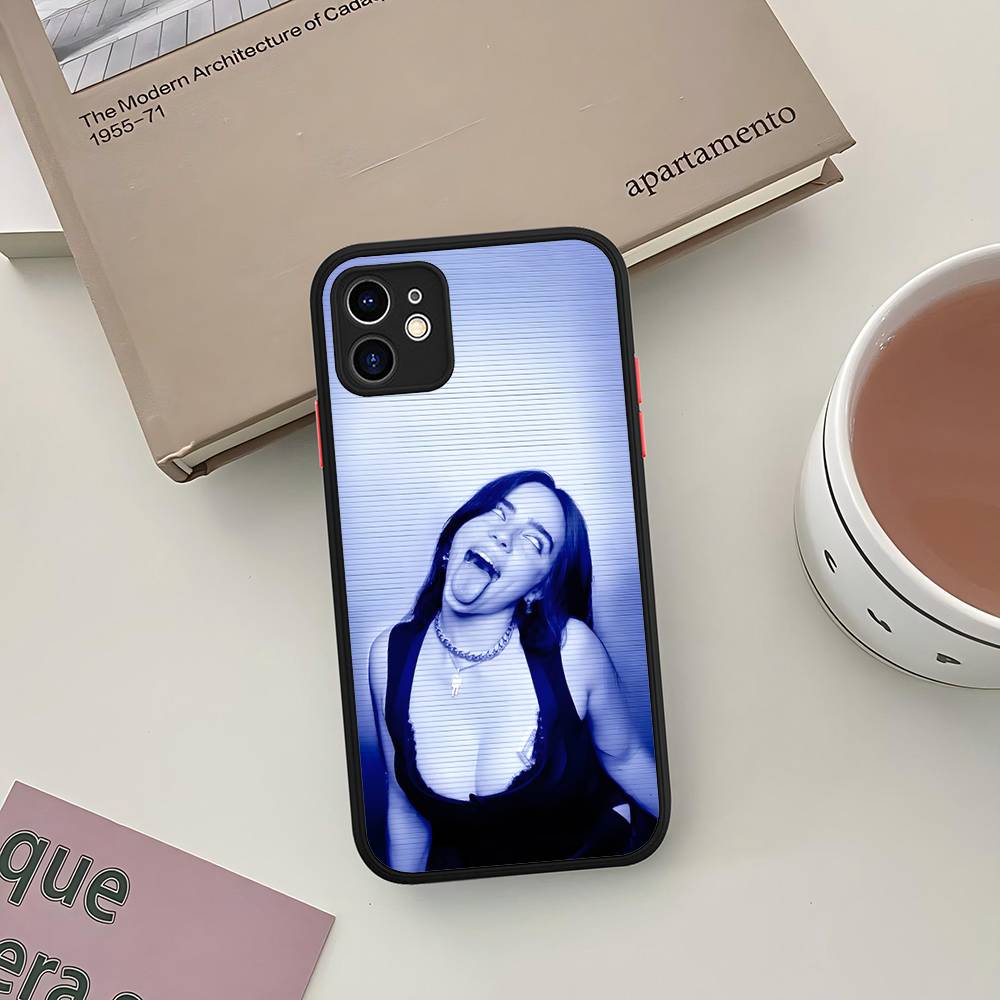 

Поп E-EilishS Звезда B-billieS Для IPhone 16 15 13 12 14 11 Pro Max X XS MAX Цветной Чехол Матовый Силиконовый Чехол для Телефона iphone 13