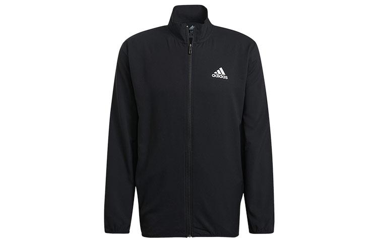 Adidas Jackets Men s Black Stand Collar Moderate Other GV5191 XL