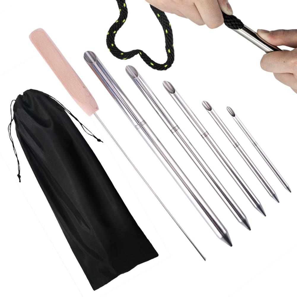 Line Braiding Set Tool 0.24in 0.31in 0.39in 0.47in 0.59in & 1pcs Pusher 0.24in 0.31in 0.39in 0.47in 0.59in and 1pcs Pusher