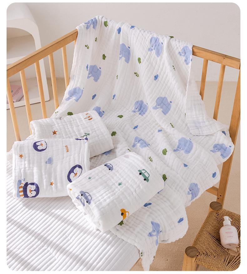 Baby Soft Pure Cotton Quick-Dry Bath Towel for Newborns and Children