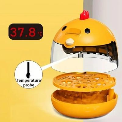Incubateur d'œufs à fenêtre transparente, contrôle de l'humidité, faible bruit, machine éclosoir d'œufs, contrôle automatique de la température, robuste