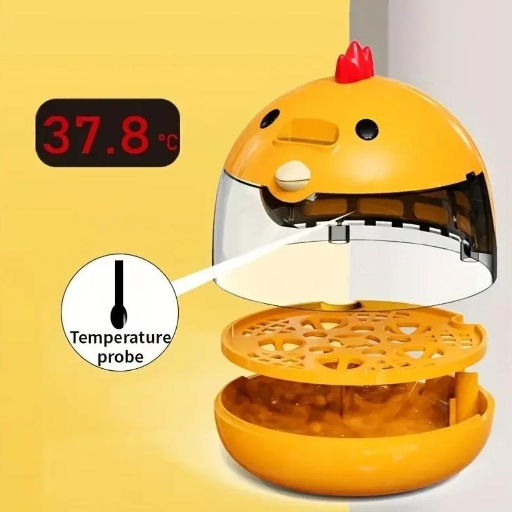 Transparent Window Eggs Incubator Humidity Control Automatic Temperature Control Eggs Hatcher Machine Sturdy Low Noise