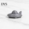Compact Desktop Space Decor 3D Printed UFO Model Figurine, Sci-Fi Spacecraft Decor, One-Piece Craft with Clear Texture, Mini Ornament for Desk Display