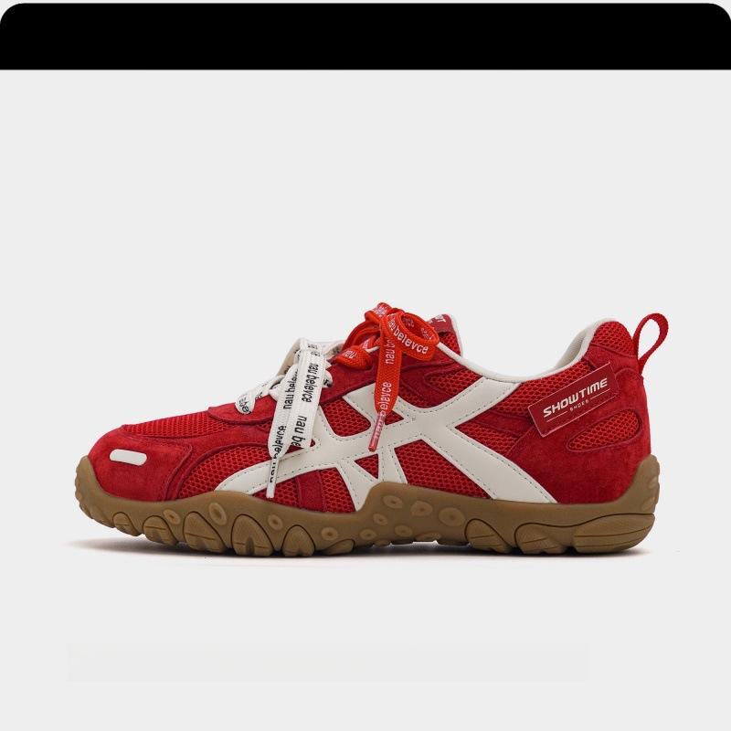 "Spot" Paris Illustration~ 2025 New Autumn Thick-soled Height-increasing Sports and Leisure Shoes Women's Forrest Gump Training Shoes