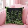 TType O NegativeS Band Cushion Cover Pillow Case Soft Friendly Fabric  Concealed Zipper