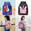 Charming Unicorn Print Kids Backpack Ideal For School Spacious Design With Breathable Material