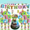My Singing Monster Birthday Party Decorations Set Flag Balloons Cake Toppers And More