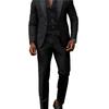 European & American Men's Business Casual Slim Fit Suit Set - Wedding Groom Two-Piece Outfit