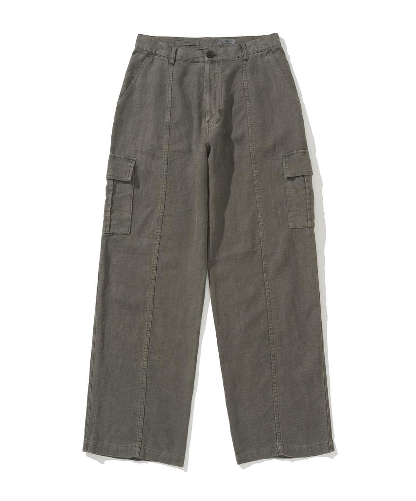Sido Caesar Ct Line Garment Ws Linen Cargo Pants #1