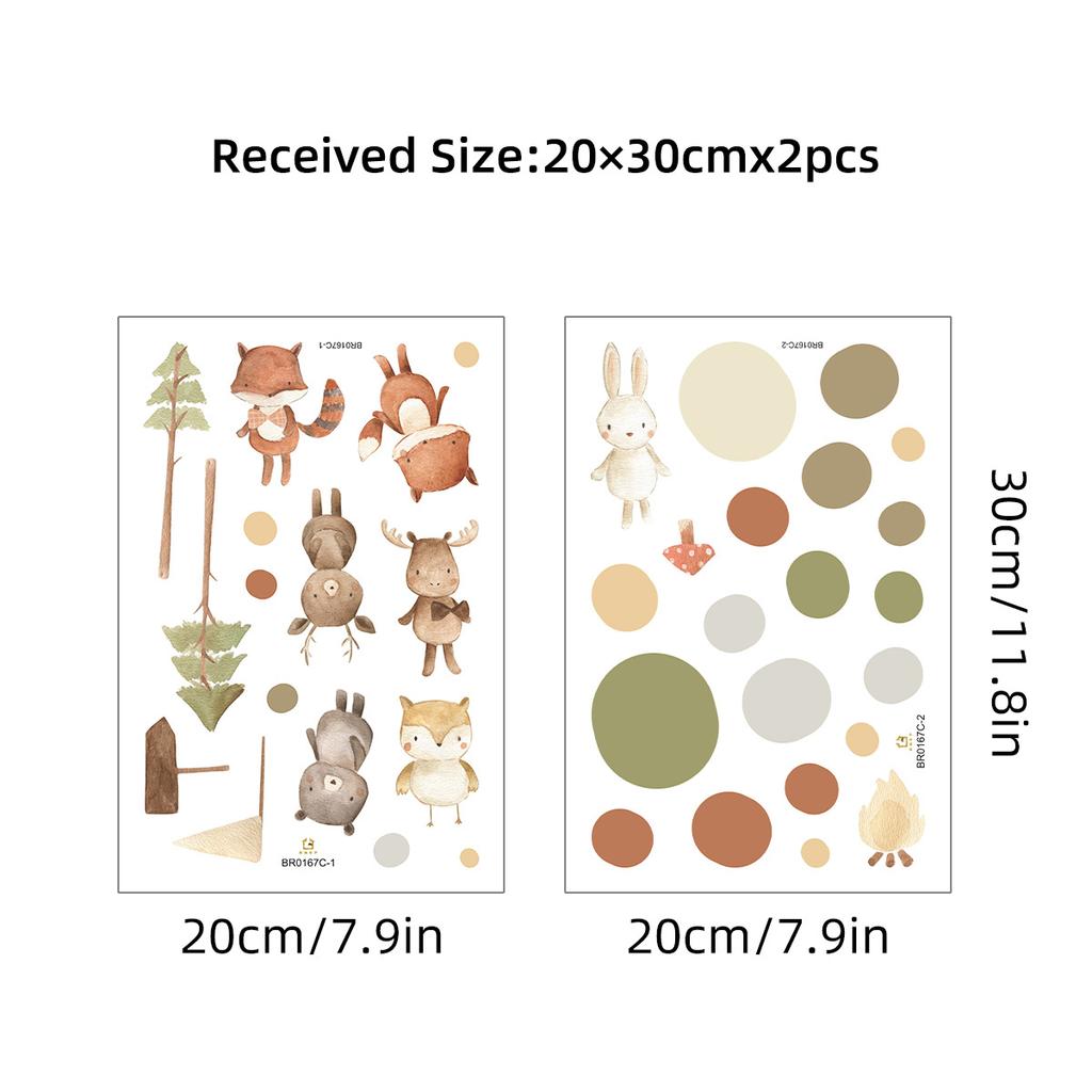 Cartoon Rabbit Wall Stickers for Kids Room Background Baby Nursery Wall Decals Living Room Decoration Bedroom Home Decor