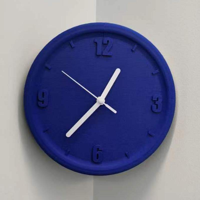 Concave Angle Wall Clock Luxury Interior Silent Mechanism Wall Clocks 3D Printing DIY Elegant Clock with Scale Unique Modern Living Room Clocks