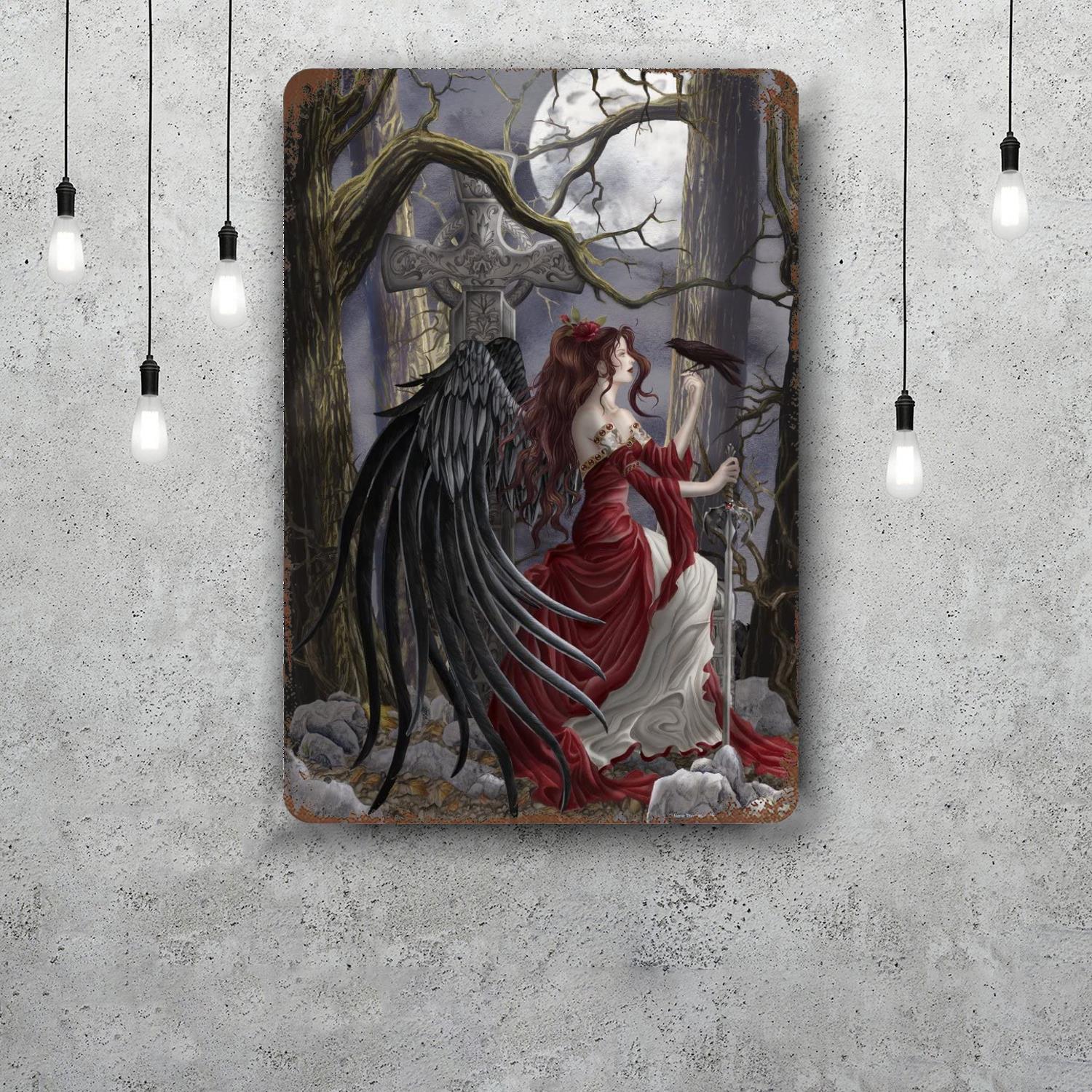 

nene thomas Vintage Metal Tin Signs Posters Decor Retro Metal Plaque Wall Art Decor for Garage Bar 20x30cm（7.8x11.8inch）