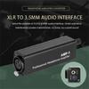 Portable 3.5mm Headphone Amplifier for Microphone Speakers Studio Grade Sound