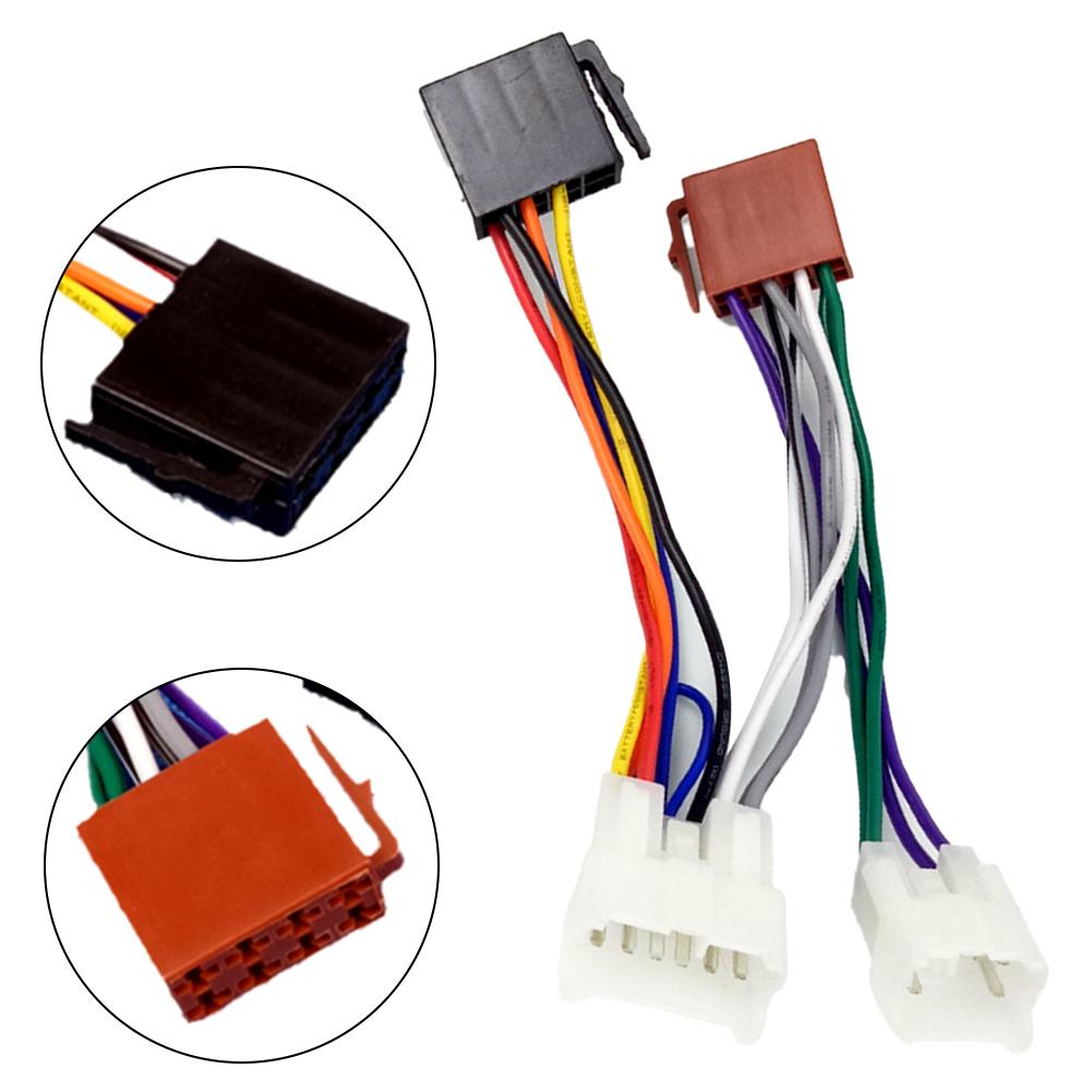 1 Pcs Car Stereo Radio Harness Radio Wiring Harness Connector Adapter For Toyota Car Stereo Radio Wiring Harness Radio Accessories 4