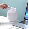 Ins Trash Can Organizer Ins Desktop with Lid Kawaii Cute Bear Trash Bin Storage Box Girl Pen Holder Storage Bucket with Flip Top