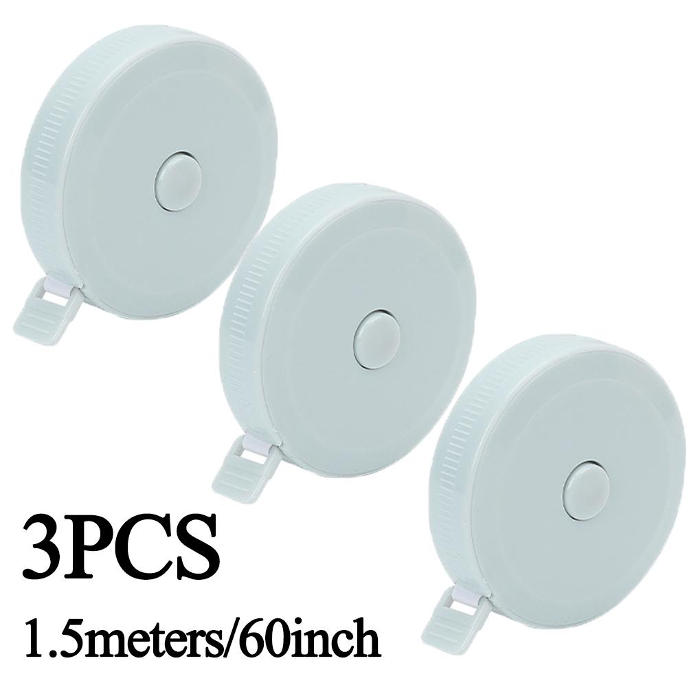 Mini Tape Measure Double Scale Ruler Plastic Roll Tape Accurate Measurement for Weight Loss Body Measurement Sewing Tailor Craft