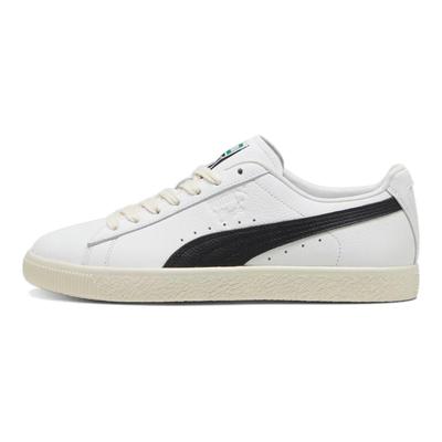 Clyde Leather White Black Unisex Sneakers Frosted-Ivory 398703-01