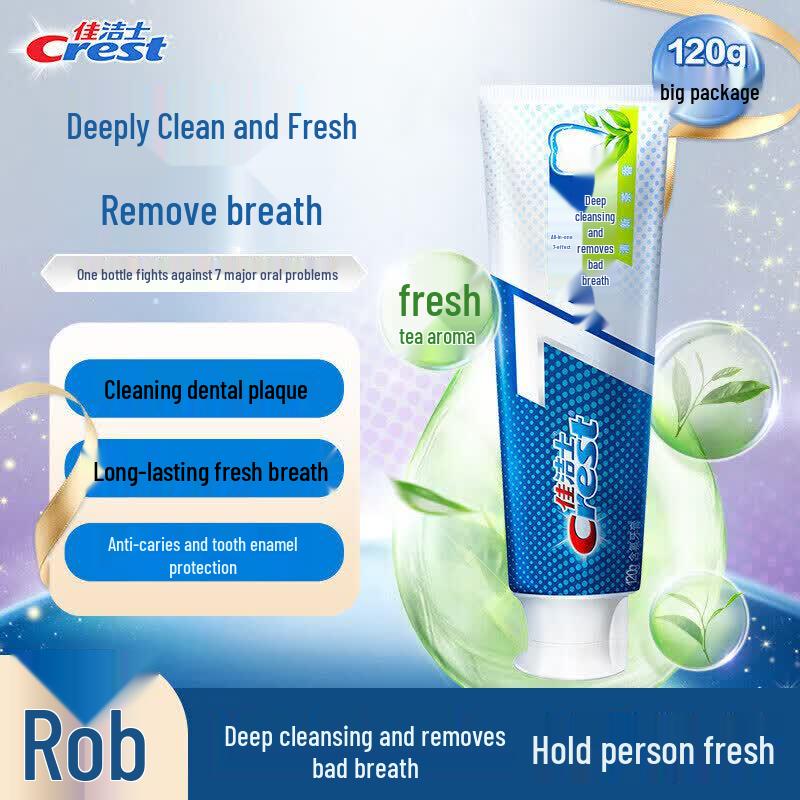 Crest All-in-One 7-Effect Tea Fresh Toothpaste