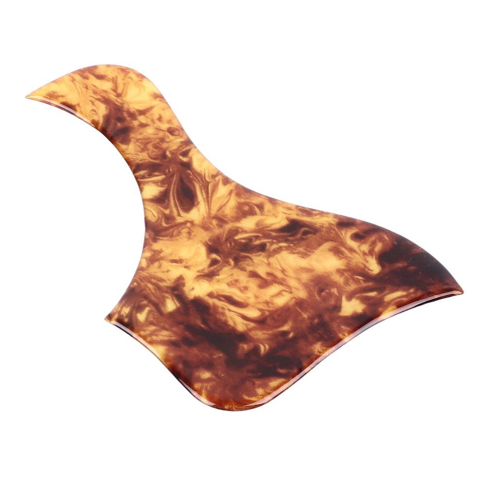 Self Adhesive Acoustic Guitar Pickguard Clear Amber Scratch Plate Guitar Pickguard Acoustic Guitar
