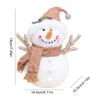 Wind Wool Felt Elk Snowman Doll Desktop Ornament 1PCS Snowman