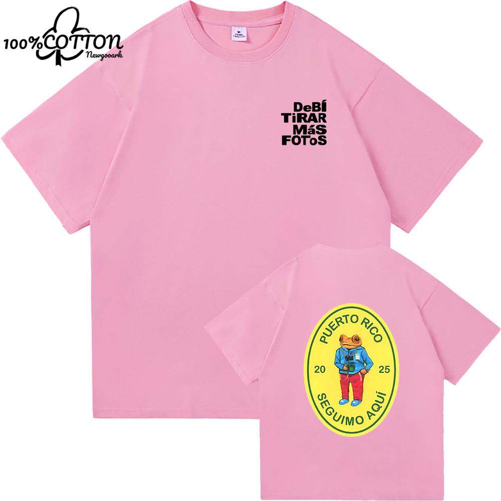 LE DTMF Debí Tirar Más Fotos TShirt BAD BUNNY DeBÍ TiRAR MáS FOToS Men Clothing Harajuku High Quality Cotton Tops