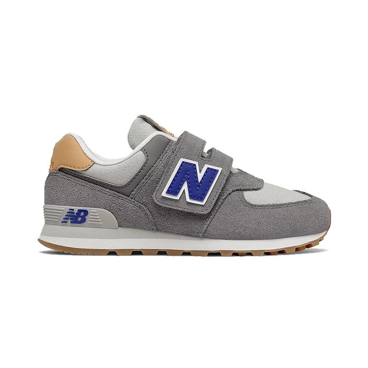 New Balance NB 574 Comfortable Cushioning, Wear Resistant Low top Kids' Running Shoes Yellow Gray Kids' PV574NA2